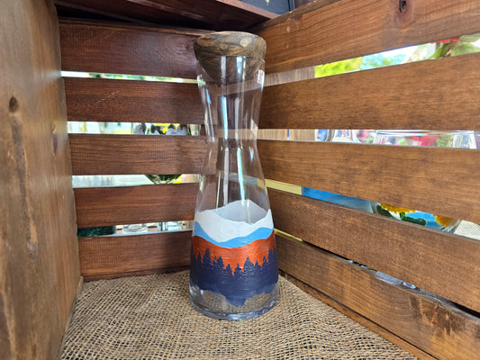 Juice Carafe- Mountain Art