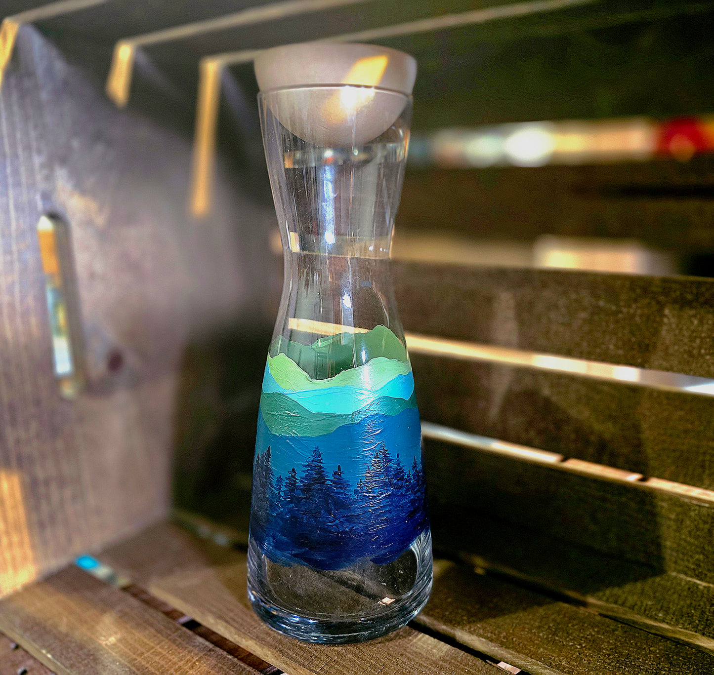 Juice Carafe- Mountain Art