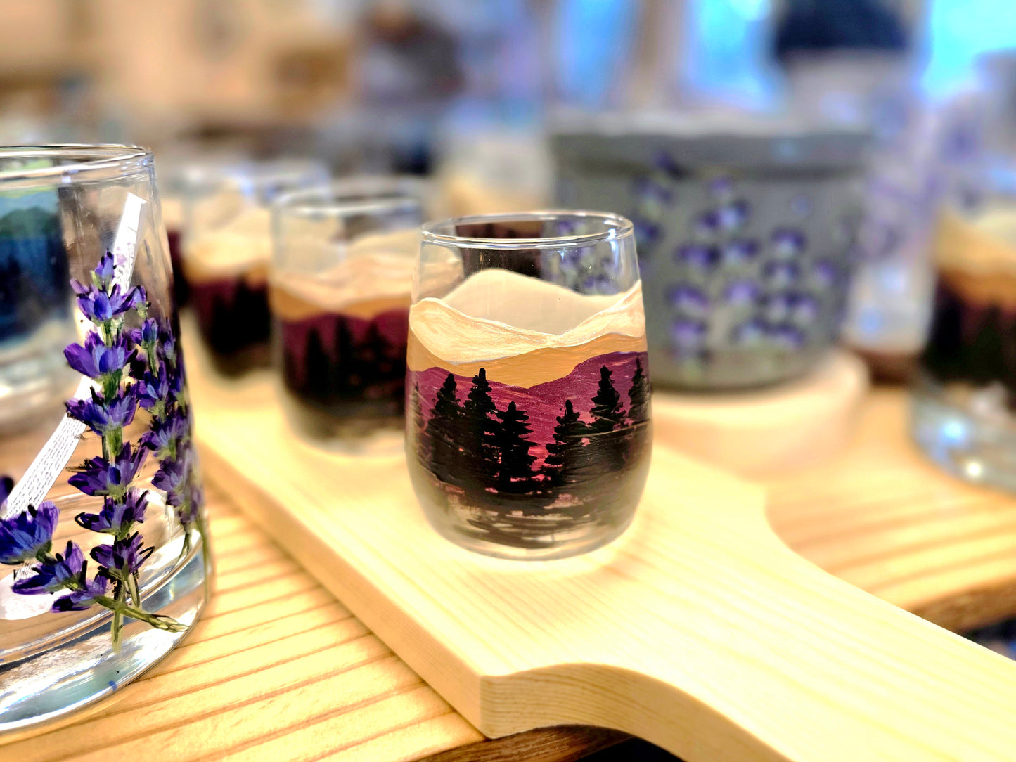Taster Glasses and Sets- Mountain Art