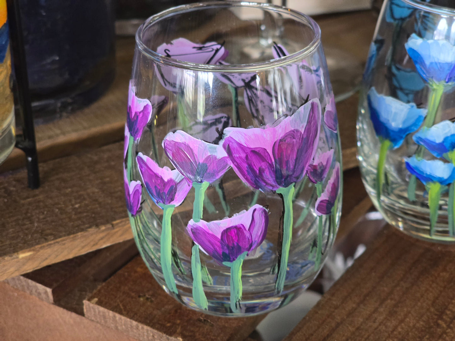 Taster Glasses and Sets- Poppy Art