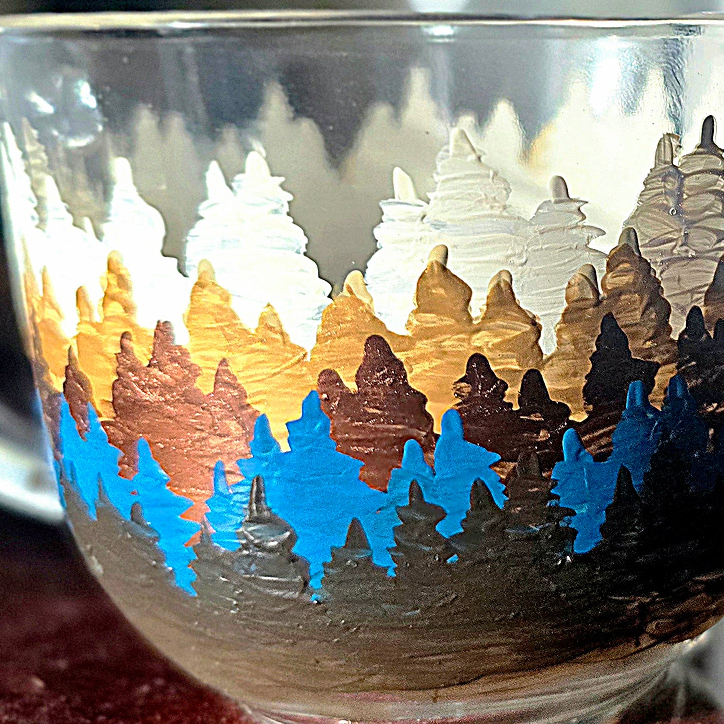 Red Wine Glass- Forest Collection