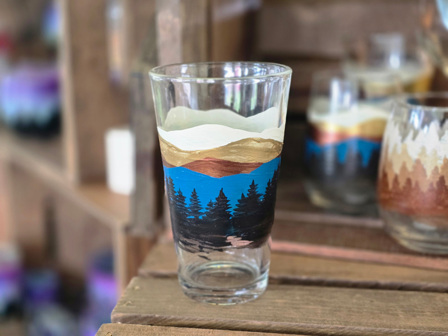 Pint Glass- Mountain Collection
