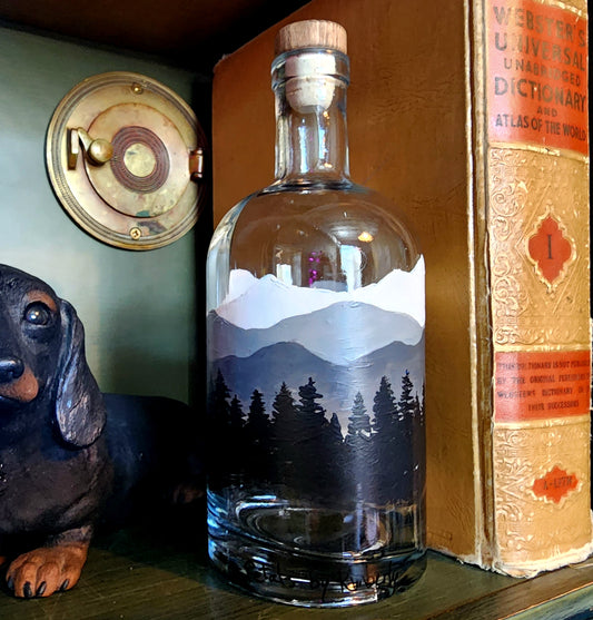 Spirits Decanter- Mountain Art