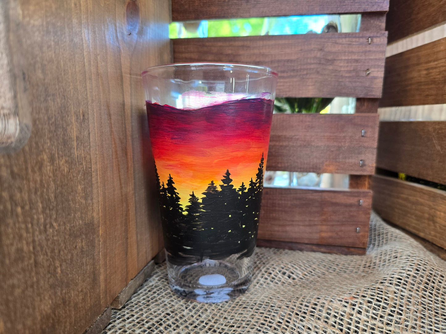 Pint Glasses- Sunsets