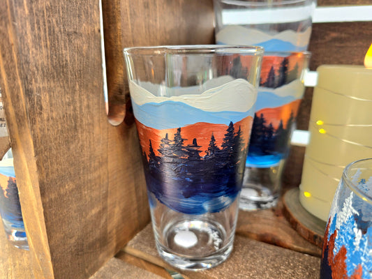 Pint Glass- Mountain Collection