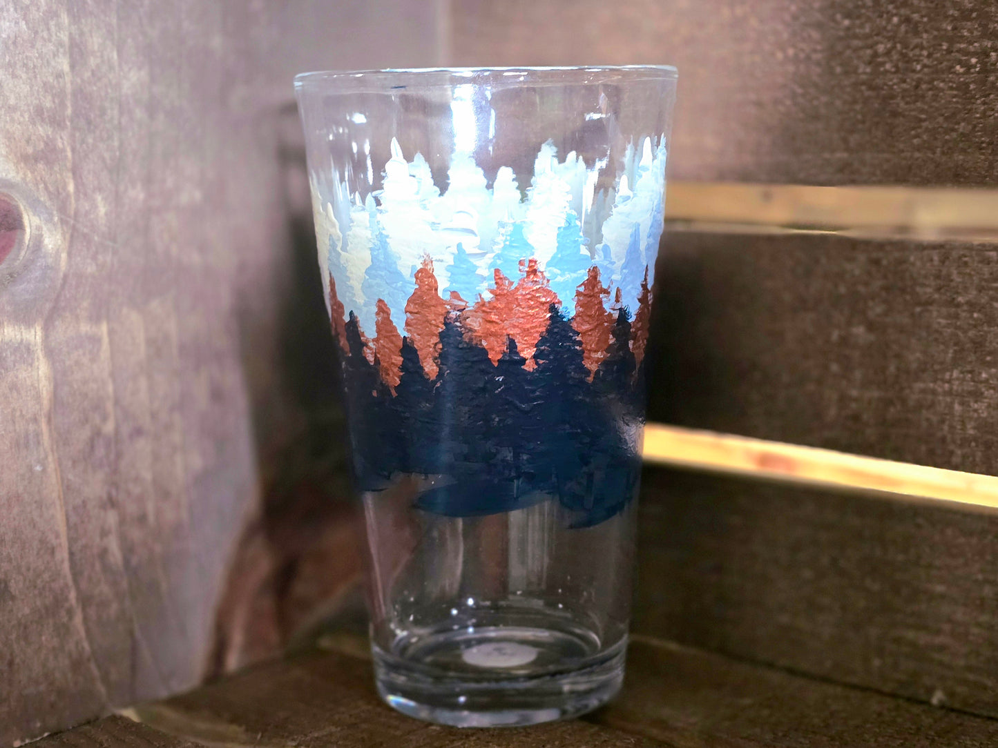 Pint Glass- Forest