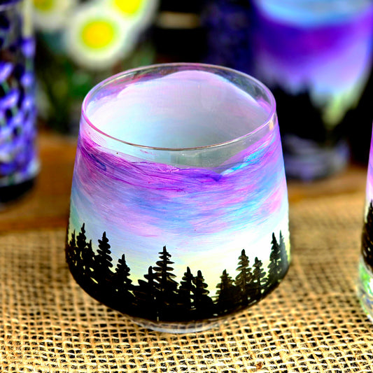 Brandywine Glass- Skyline Sunset Art